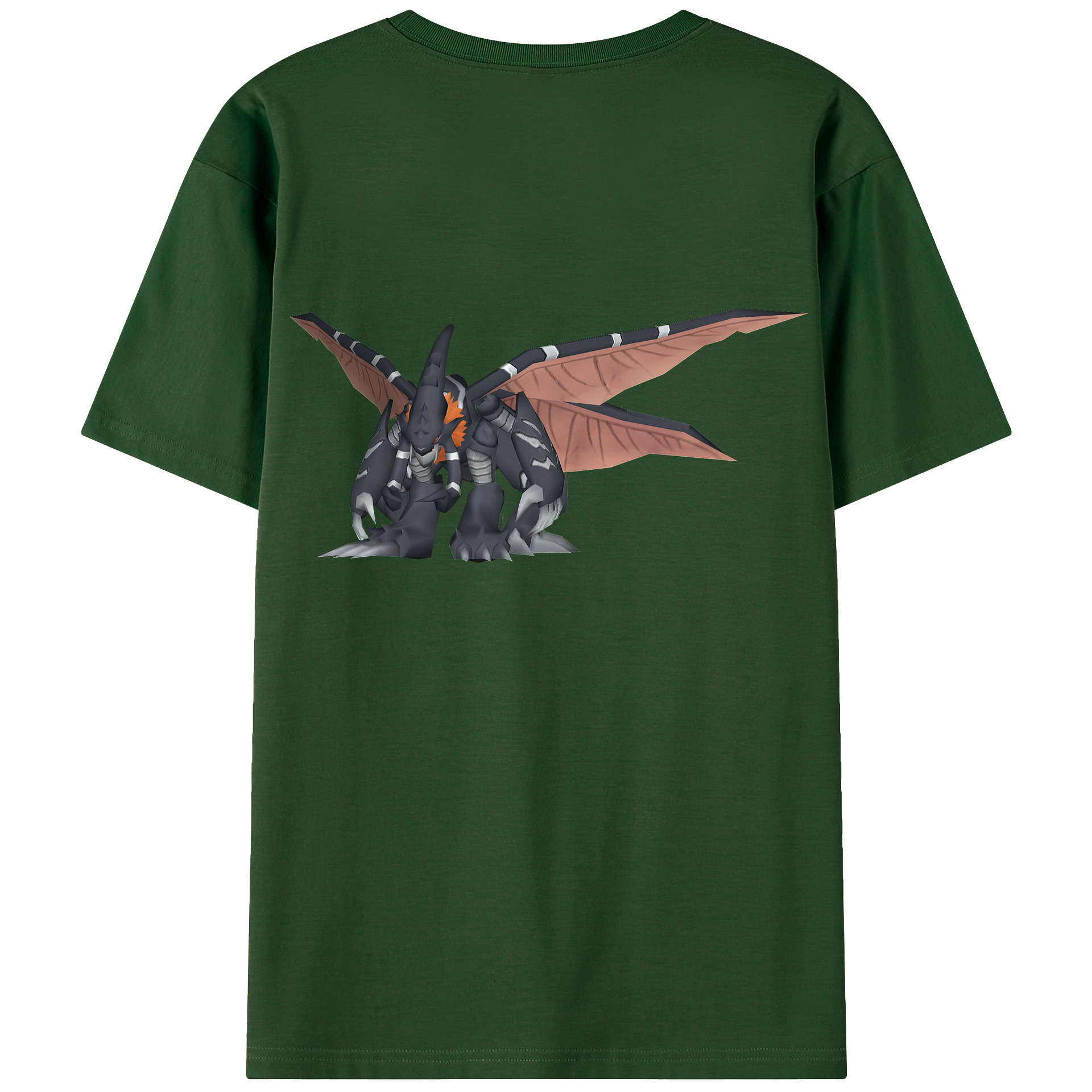（画像用） Digimon デジタルモンスター/デジモン 綿100％半袖Tシャツ（背面プリント）